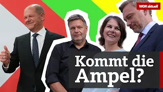 Grüne, FDP und SPD: Schon morgen Gespräche über die Ampel-Koalition? | WDR aktuell