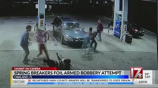 Spring breakers foil armed robbery attempt