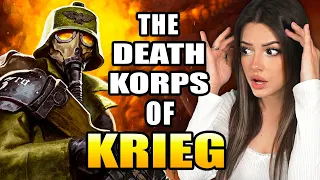 THIS IS F****D UP | REACTING to Death Korps of KRIEG by Luetin09