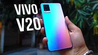 Vivo V20 Review in English and Unboxing!