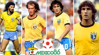 Brazil World Cup 1986 squad Then and Now  | Mexico 86