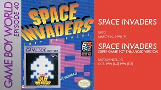 Game Boy World #040: Space Invaders [Taito, 1990] & Space Invaders [Taito/Nintendo, 1994]