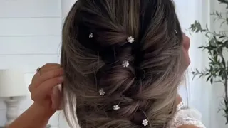 under 10 min braided ponytailhairstyles#shorts#viral#youtubeshorts#youtube#hairstyle #braids#wedding