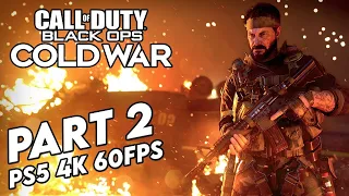 Call of Duty Black Ops Cold War part 2 (PS5) 4K HDR + Ray Tracing Gameplay - 2160p (UHD)