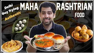 Trying Authentic Maharashtra Food in Mumbai | Misal Pav, Puran Poli, etc || Mumbai Food Part-4