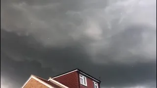 Tornado in Barking (London) 25th June 2021