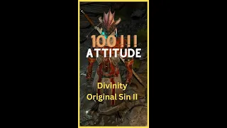 Divinity Original Sin II | Getting100 Attitude to Buy Things For Cheaper #shorts