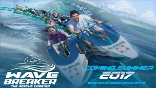 Wave Breaker New For 2017!!! Intamin Multi Launch Jet Ski Coaster Sea World San Antonio