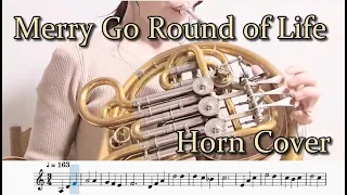 人生のメリーゴーランド（ホルンソロ楽譜）Merry Go Round of Life (Horn Solo Sheet Music) (p:kam)