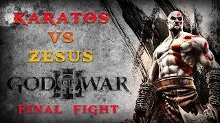 Zeus Vs Kratos Final Boss Fight - God Of War 3 ( RPCS3)