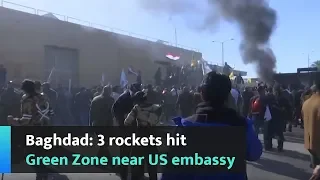Baghdad: 3 rockets hit Green Zone near US embassy