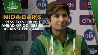 Nida Dar's Press Conference Ahead of ODI Series Against England | PCB | MA2A