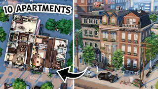 I designed 10 NYC apartments for rent in The Sims 4