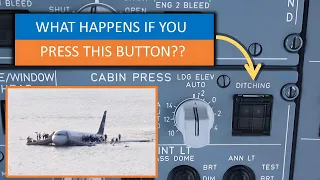 Airbus A320 ditching button. What does it do?