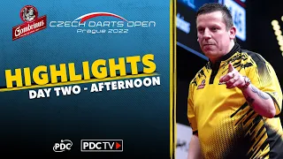 COMEBACK KING! Day Two Afternoon Highlights | 2022 Czech Darts Open