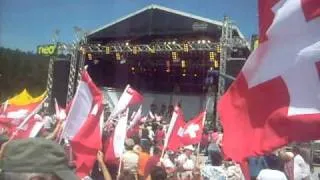 Open air Huttwil mit Vierstern ämmitaler und im Oergelihuss