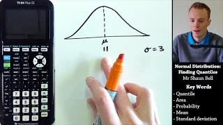 Normal Distribution: Calculating Quantiles {TI 84 Plus CE}