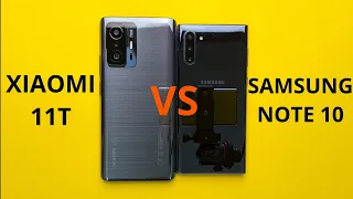Xiaomi 11T vs Samsung Note 10 Comparison Speed Test