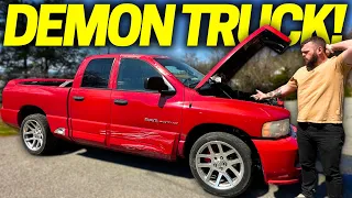 I PUT A DODGE DEMON ENGINE IN MY SRT10 TRUCK!