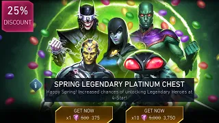 Injustice 2 Mobile Spring Lendary Platinum Chest opening