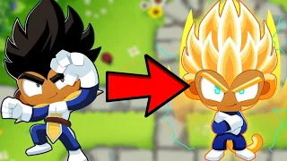 VEGETA in BTD6! (45 UPGRADES!!!)