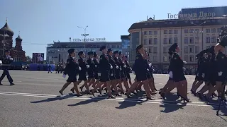 Парад на площади Ленина в Туле