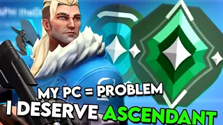 This PLAT Player Says His PC was Holding Him Back... So We Made Him Prove It (in an ASCENDANT Lobby)