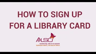 How to Sign-Up Online for a FREE eLibrary Card at Windsor Public Library