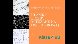 Zosia matematyka Klasa 4 z Zosią #3: Ułamki i liczby mieszane na osi liczbowej