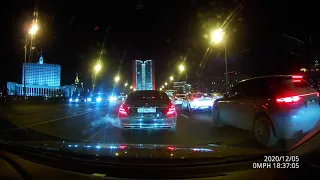 ASMR Driving at Night (No Talking, No Music) Moscow streets