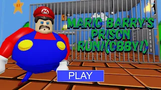 Mario Barry's Prison Run!  | Roblox First Person Obby Escape Jumpscare