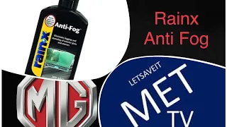 Rain X Anti Fog review how long does it last, does it work #rainx #antifog #mghs