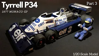 F1 Scale Model Build: Tyrrell P34 (1977 Monaco GP) Part 3 | F1 Scale Model Building