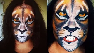 Lion Makeup, Face Paint Tutorial