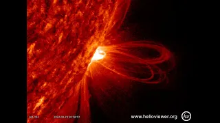 SOLAR FLARE M8  (2022-08-29 09:37:17 - 2022-08-29 12:36:41 UTC)