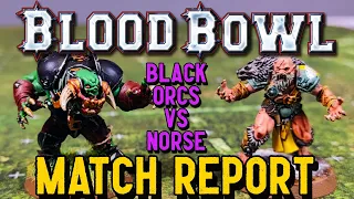 Blood Bowl Match Report - BLACK ORCS vs NORSE