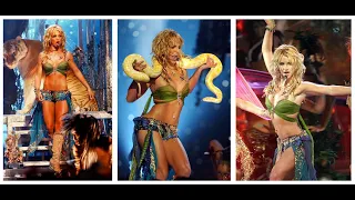 Britney Spears rehearsal & Iconic performance of I'm a Slave 4 U at the 2001 MTV Video Music Awards