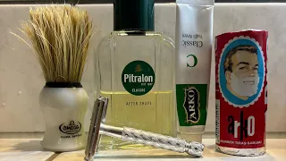Ne varsa eskilerde var! Gillette vintage tıraş aleti - Pitralon After Shave - Arko tıraş sabunu