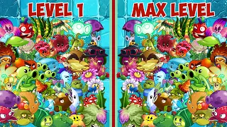PvZ 2 Challenge-25 Plants Level Max Vs 50 Plants Level 1 Vs 50 Imp Mummy Zombie-Who will win?