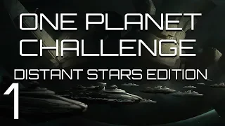 Stellaris - Distant Stars One Planet Challenge - Episode 1 - Yes Those are Humans