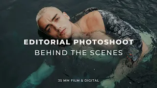 Male Model Fashion Editorial Photoshoot - Behind the Scenes (35mm Film & Digital)