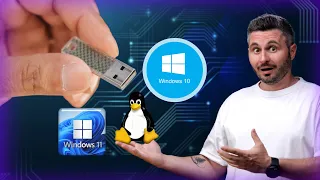 TOTUL PE UN SINGUR STICK USB! MULTIBOOT WINDOWS 10, 11, LINUX ȘI ORICE - GRATIS