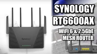 Synology RT6600ax WiFi 6 & 2 5GbE Mesh Router Revealed