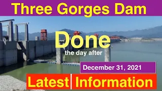 Three Gorges Dam ● thanks for all of you ● December 31, 2021  ●Water Level and Flood