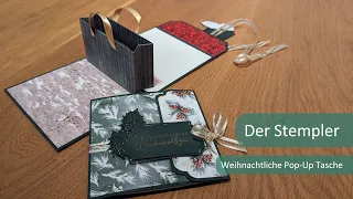 Weihnachtliche Pop-Up Tasche | Der Stempler ~ Stampin Up!