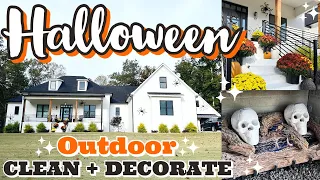 SPOOKY DEEP CLEAN + DECORATE FOR HALLOWEEN 2022 | COZY FALL CLEAN WITH ME| HALLOWEEN DECOR 2022