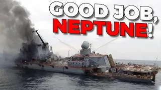 Ukrainian Neptun anti-ship missiles destroyed the flagship cruiser Moscow during test launches