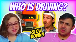 MrBallen - What happened on this trucker's ROUTE FROM HELL? | Eli & Jaclyn REACTION