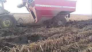 Jd 8370RT stuck + cat challenger mt 875 c