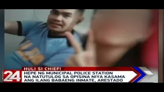 Hepe ng pulisya nagpatulog ng chix na detainee